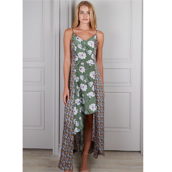 NWT Senlis Ella Ruffle Sleeveless Boho Maxi Dress, Size Small - Picture 5 of 6